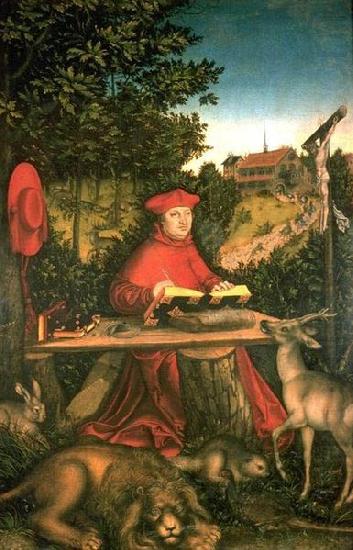 Lucas Cranach Kardinal Albrecht von Brandenburg china oil painting image